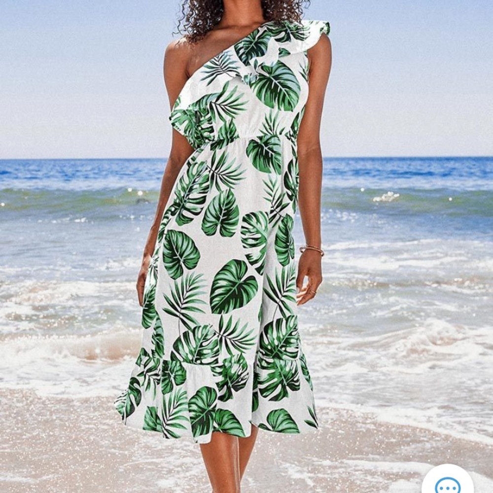 NWT Hawaiian 1 shoulder dress
